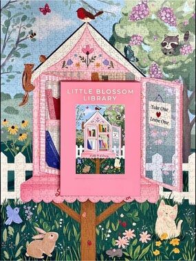 Little Blossom Library 1000 pieces puzzle - Hobbry